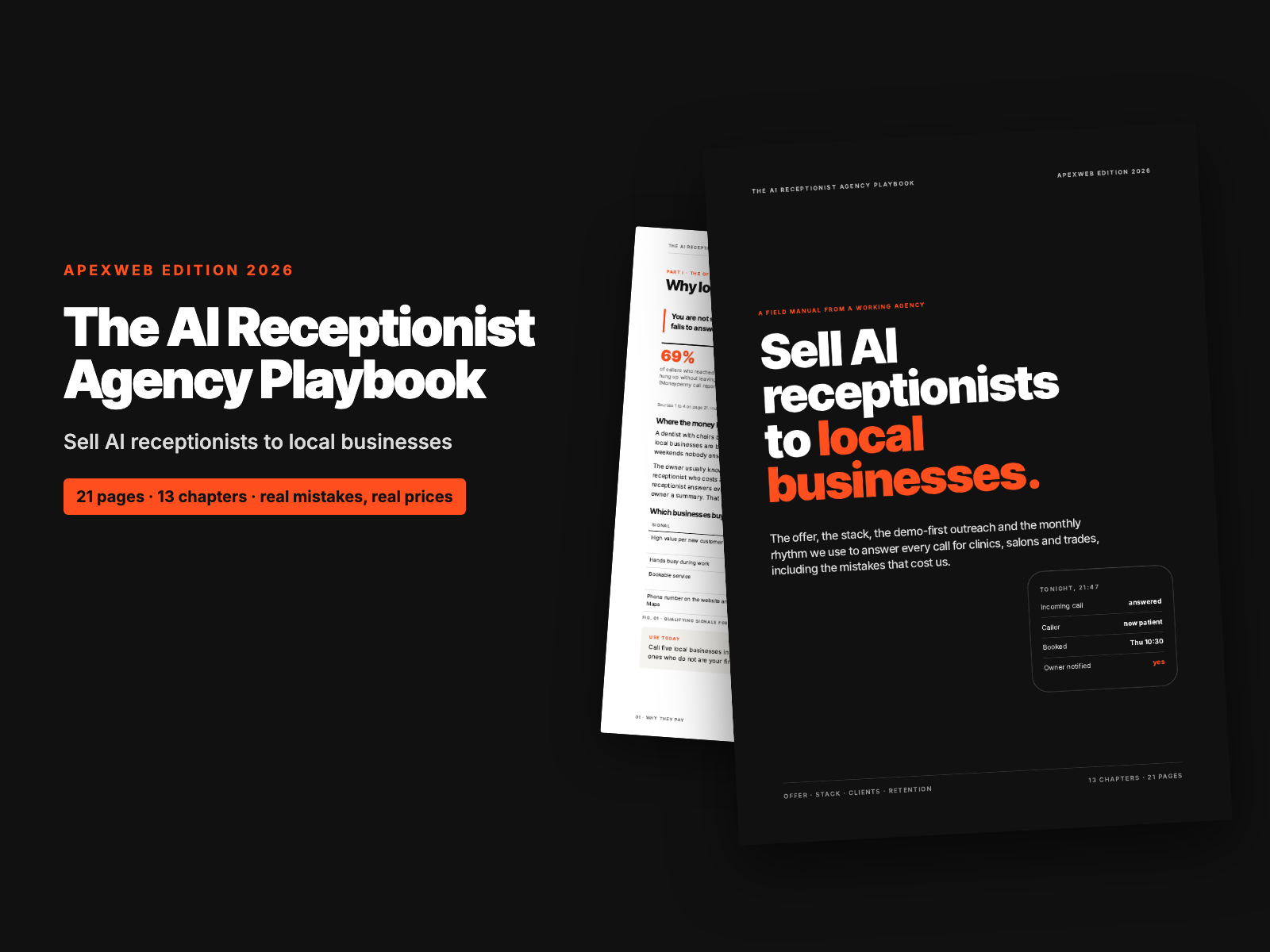 AI Receptionist Agency Playbook cover